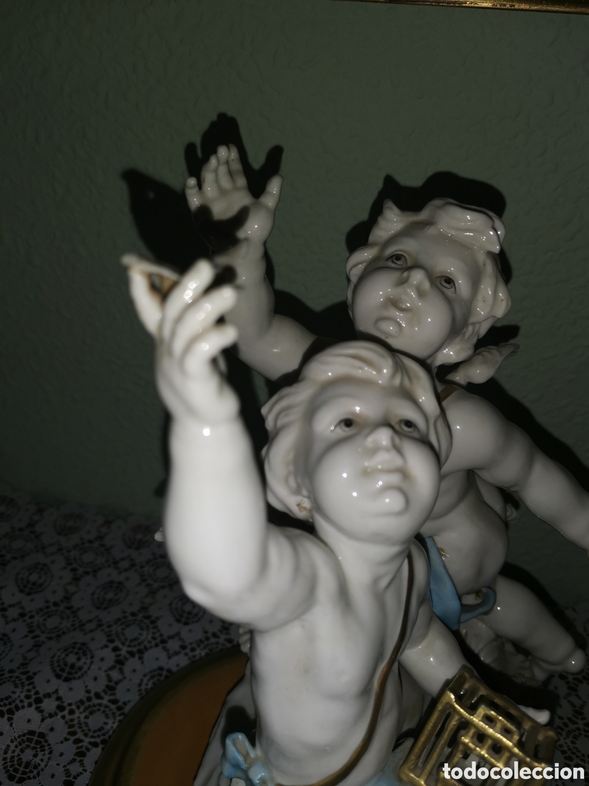 Antig&uuml;edades: Figura de Algora &aacute;ngeles querubines - Foto 7