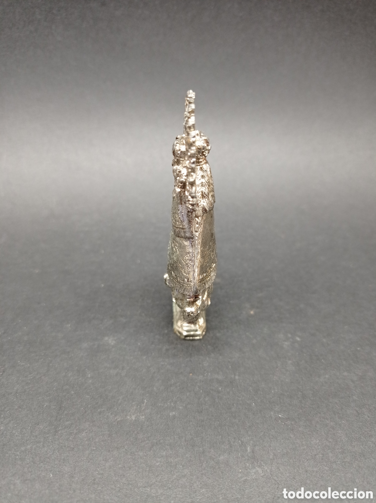 Antig&uuml;edades: Virgen antigua de metal - Foto 4