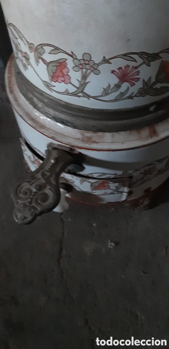 Antig&uuml;edades: Antigua Estufa esmaltada - Foto 5