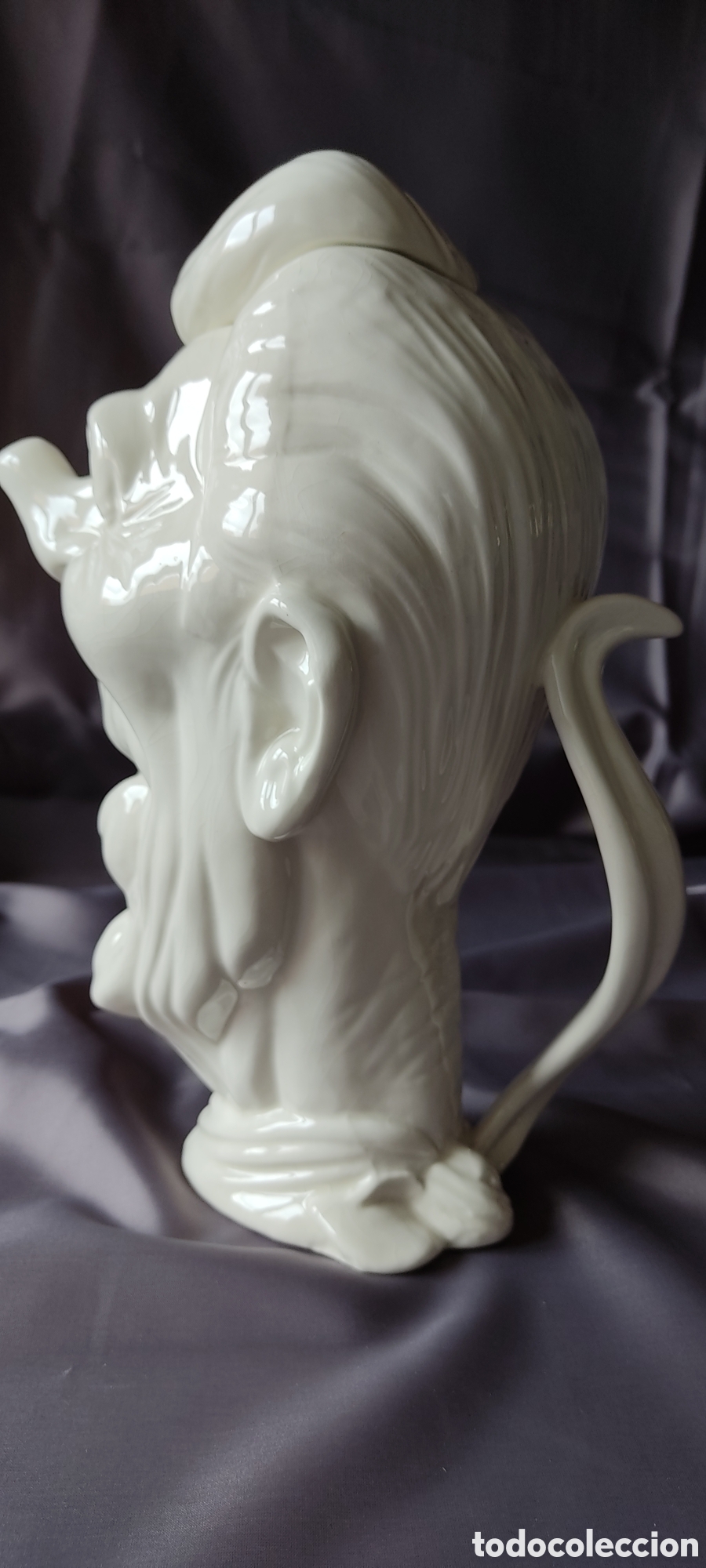 Antig&uuml;edades: SIMP&Aacute;TICA CAFETERA REALIZADA EN LOZA, CON EL ROSTRO DE RONALD REAGAN - Foto 9