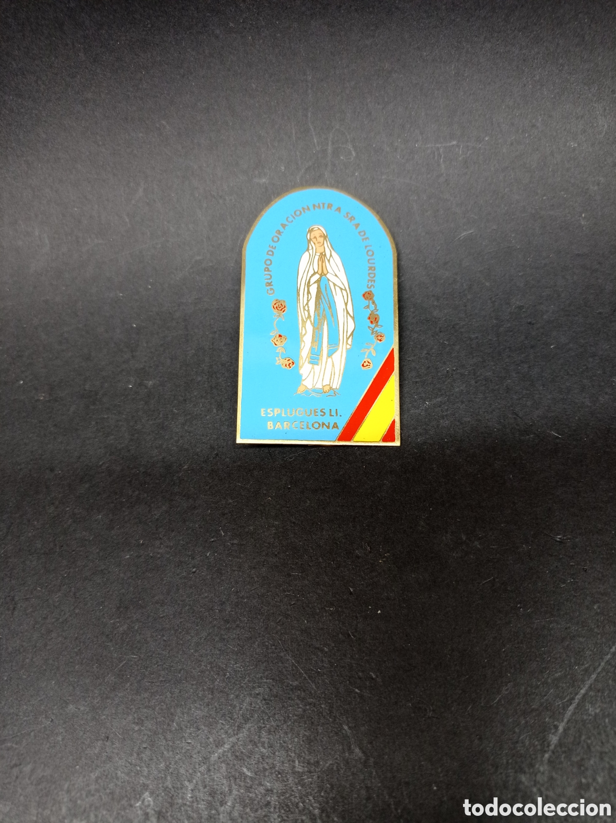 Antig&uuml;edades: Pin Ntra Sra de Lourdes - Foto 1