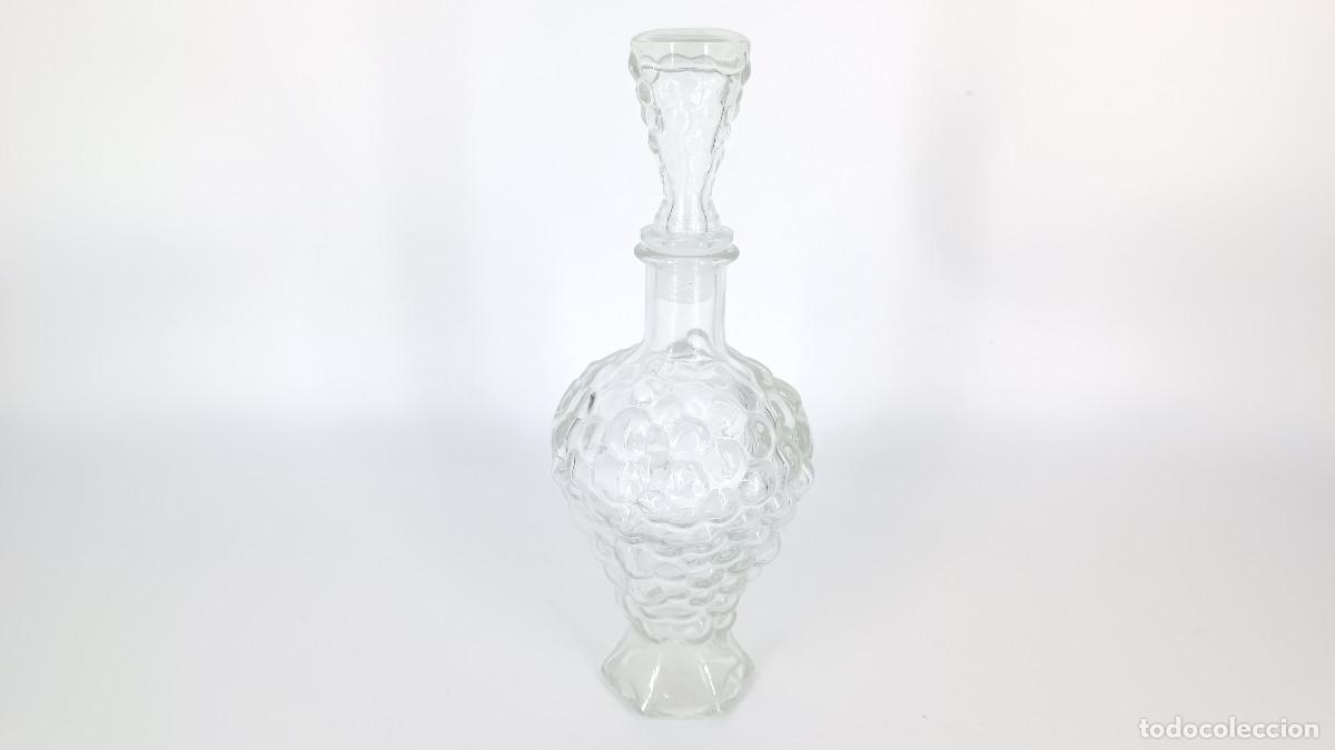 Antig&uuml;edades: Hermosa botella de vidrio en forma de uva - Foto 1