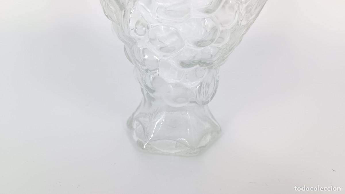 Antig&uuml;edades: Hermosa botella de vidrio en forma de uva - Foto 5