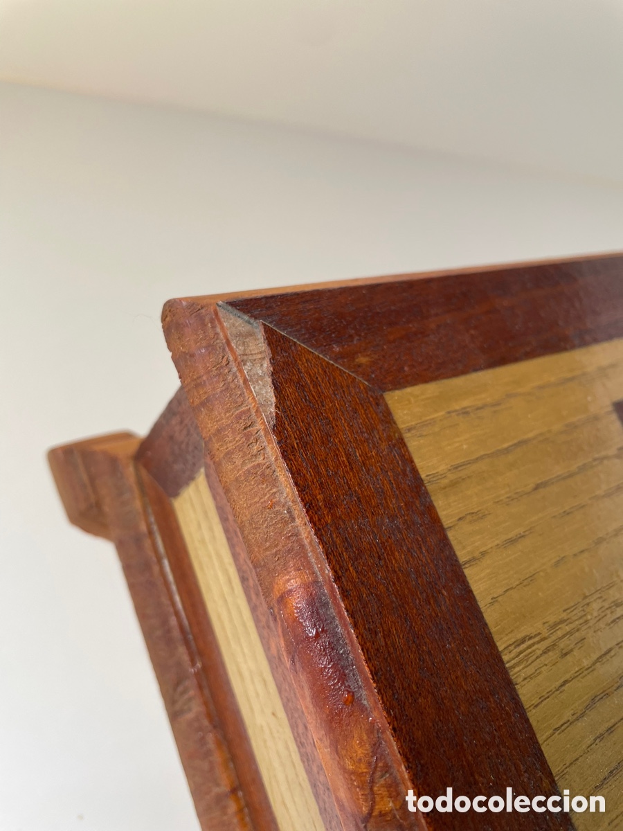 Antig&uuml;edades: Caja de madera antigua - Foto 3