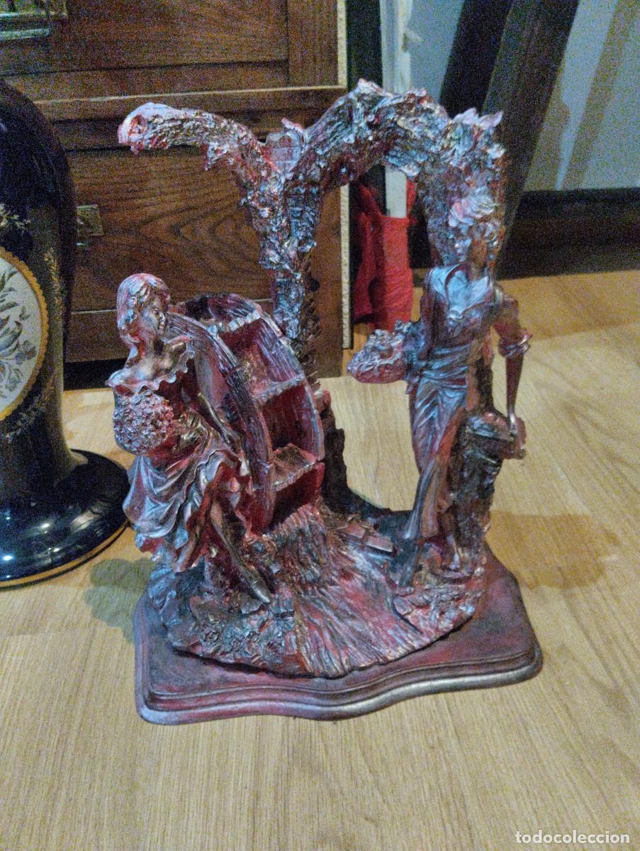 Antig&uuml;edades: LOTE PRECIOSOS JARRONES Y FIGURA - Foto 7