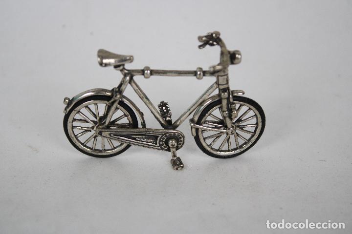 Antig&uuml;edades: bicicleta en plata de ley 800 - Foto 1