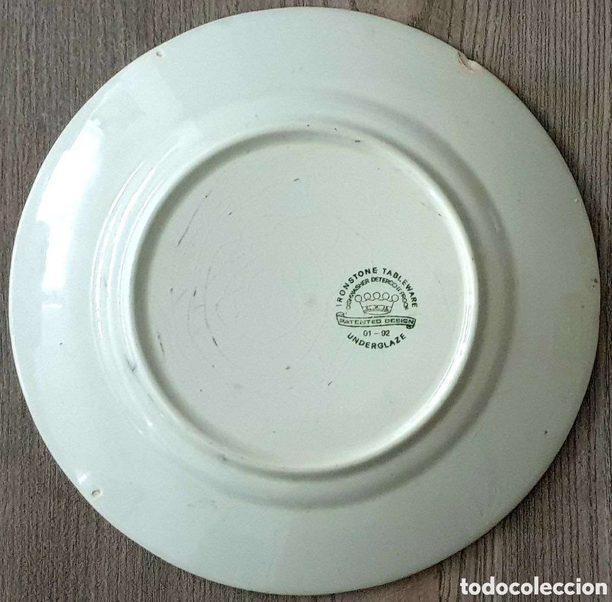 Antig&uuml;edades: Antiguo Plato - Ironstone Tableware - Foto 2