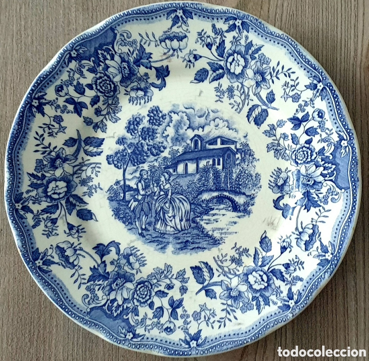 Antig&uuml;edades: Antiguo Plato - Ironstone Tableware - Foto 1