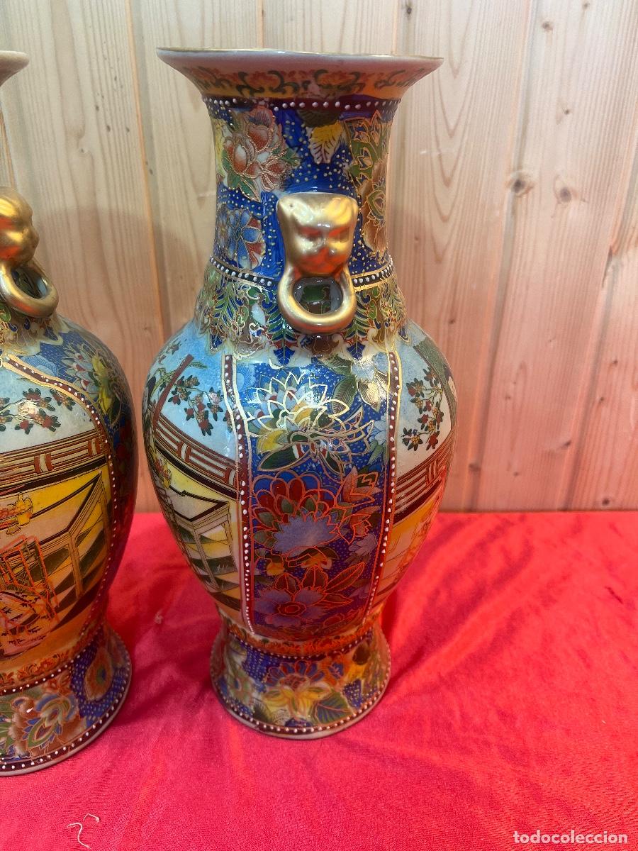 Antig&uuml;edades: PAREJA JARRONES CHINOS - Foto 4