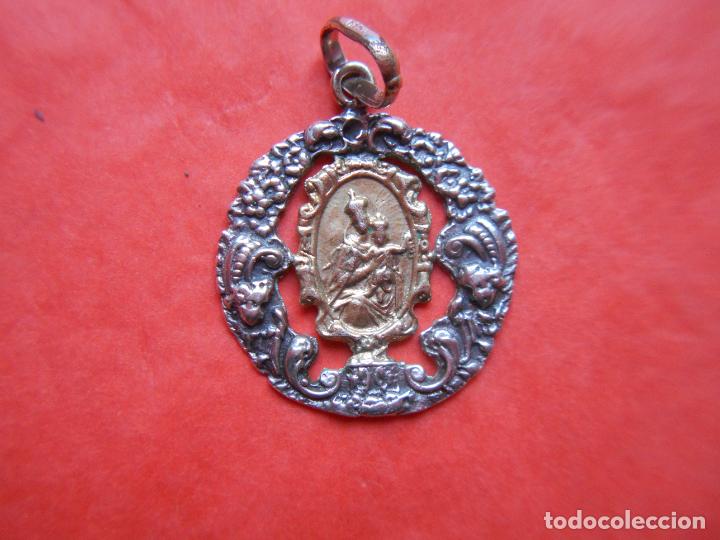 Antig&uuml;edades: MEDALLA DE LA VIRGEN NUMERADA EN LA ARGOLLA CON EL 634 - Foto 1
