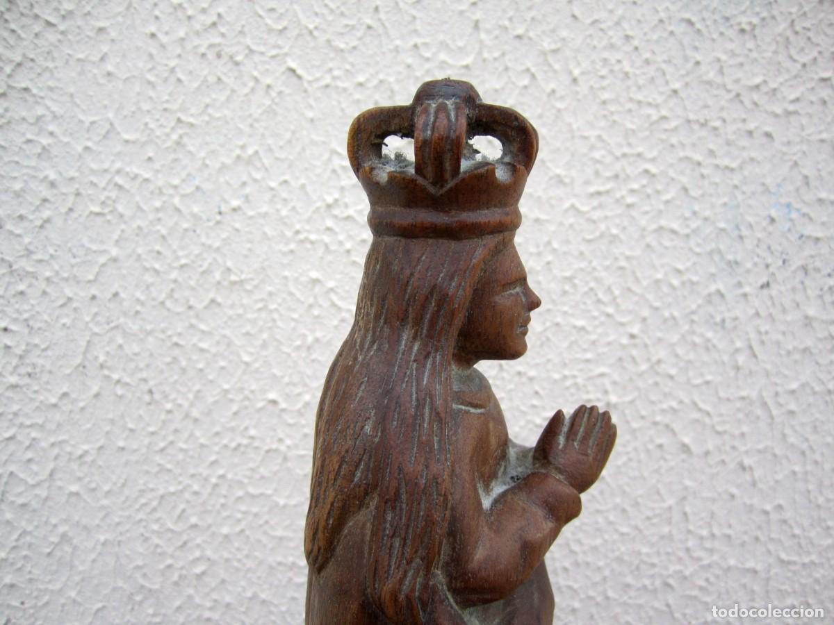 Antig&uuml;edades: Virgen Inmaculada en madera tallada SXX - Foto 6