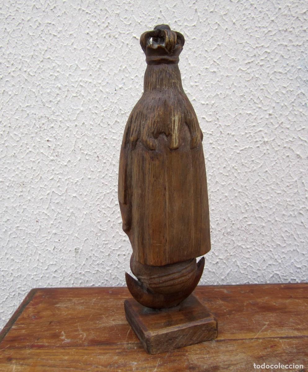 Antig&uuml;edades: Virgen Inmaculada en madera tallada SXX - Foto 7