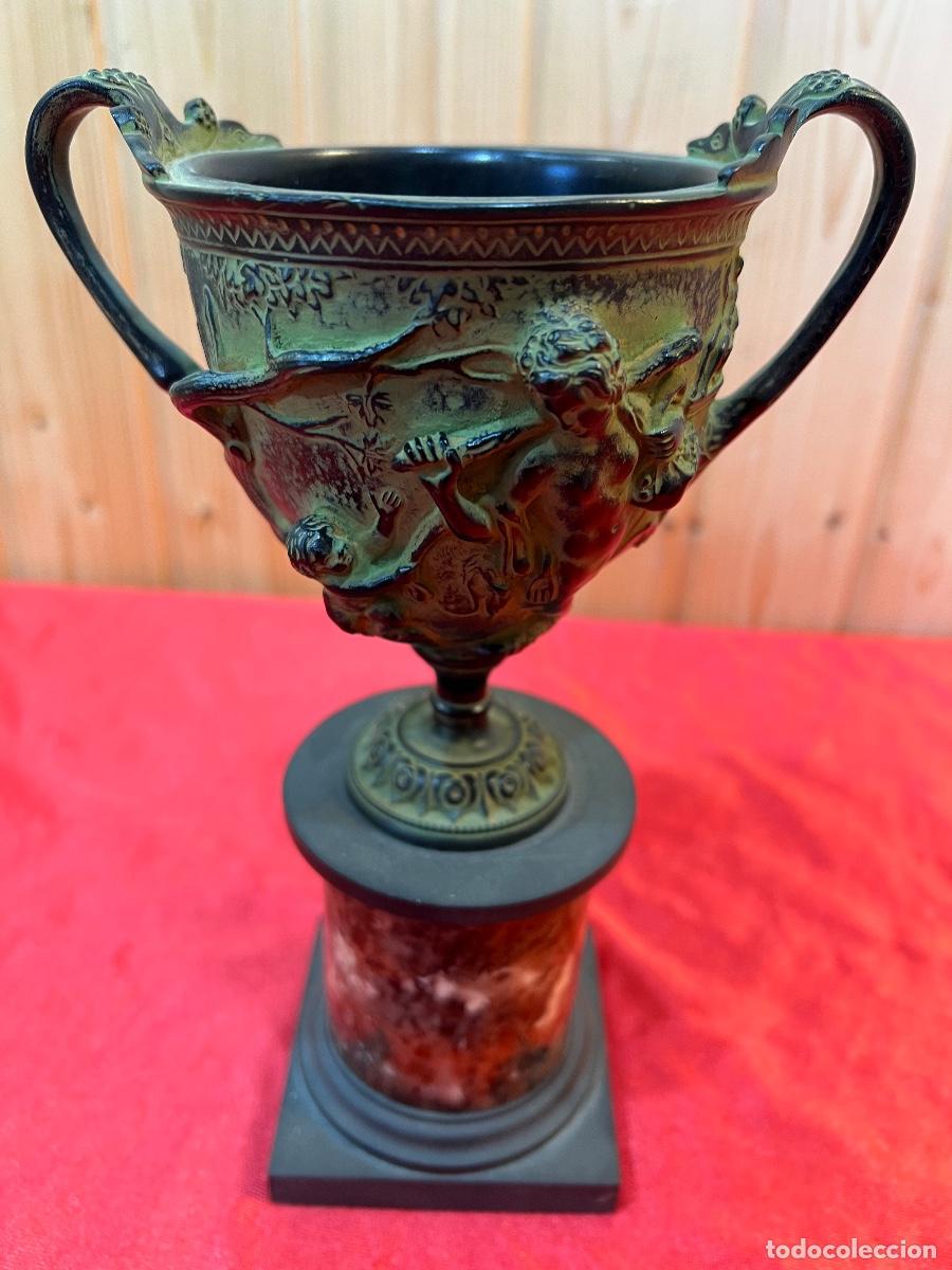 Antig&uuml;edades: JARRON COPA TIPO CALIZ - Foto 2