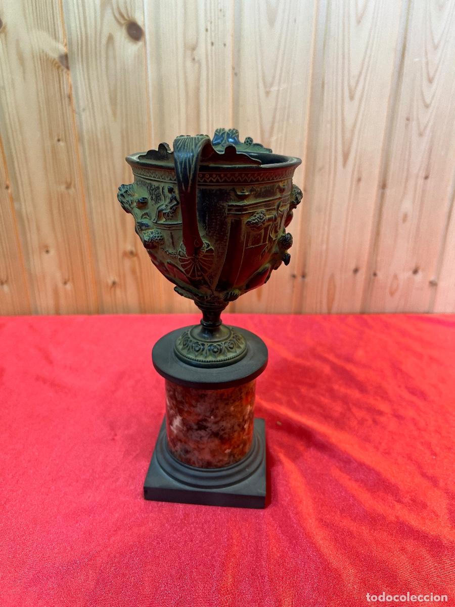 Antig&uuml;edades: JARRON COPA TIPO CALIZ - Foto 4