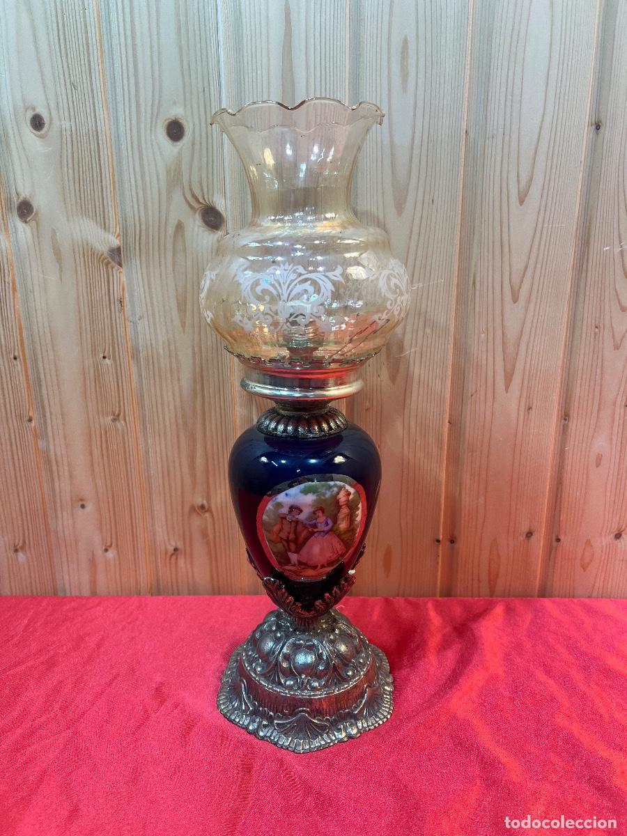 Antig&uuml;edades: QUINQUE PORCELANA DECORADA - Foto 2