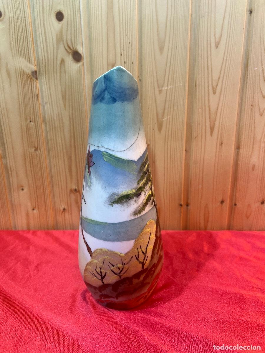 Antig&uuml;edades: VIOLETERO PORCELANA DECORADA - Foto 6