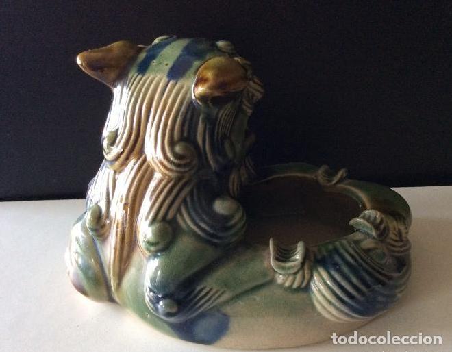 Antig&uuml;edades: CURIOSO PERRO FOO EN PORCELANA ESMALTADA - Foto 4