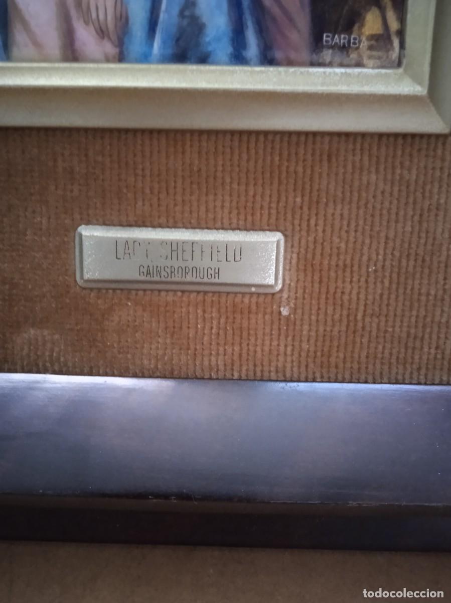 Antig&uuml;edades: Cuadro esmaltado y plata - Foto 2