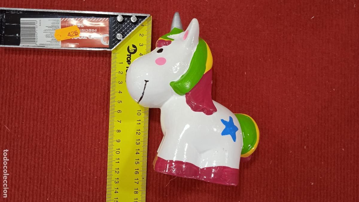 Antig&uuml;edades: HUCHA UNICORNIO CER&Aacute;MICA - Foto 2