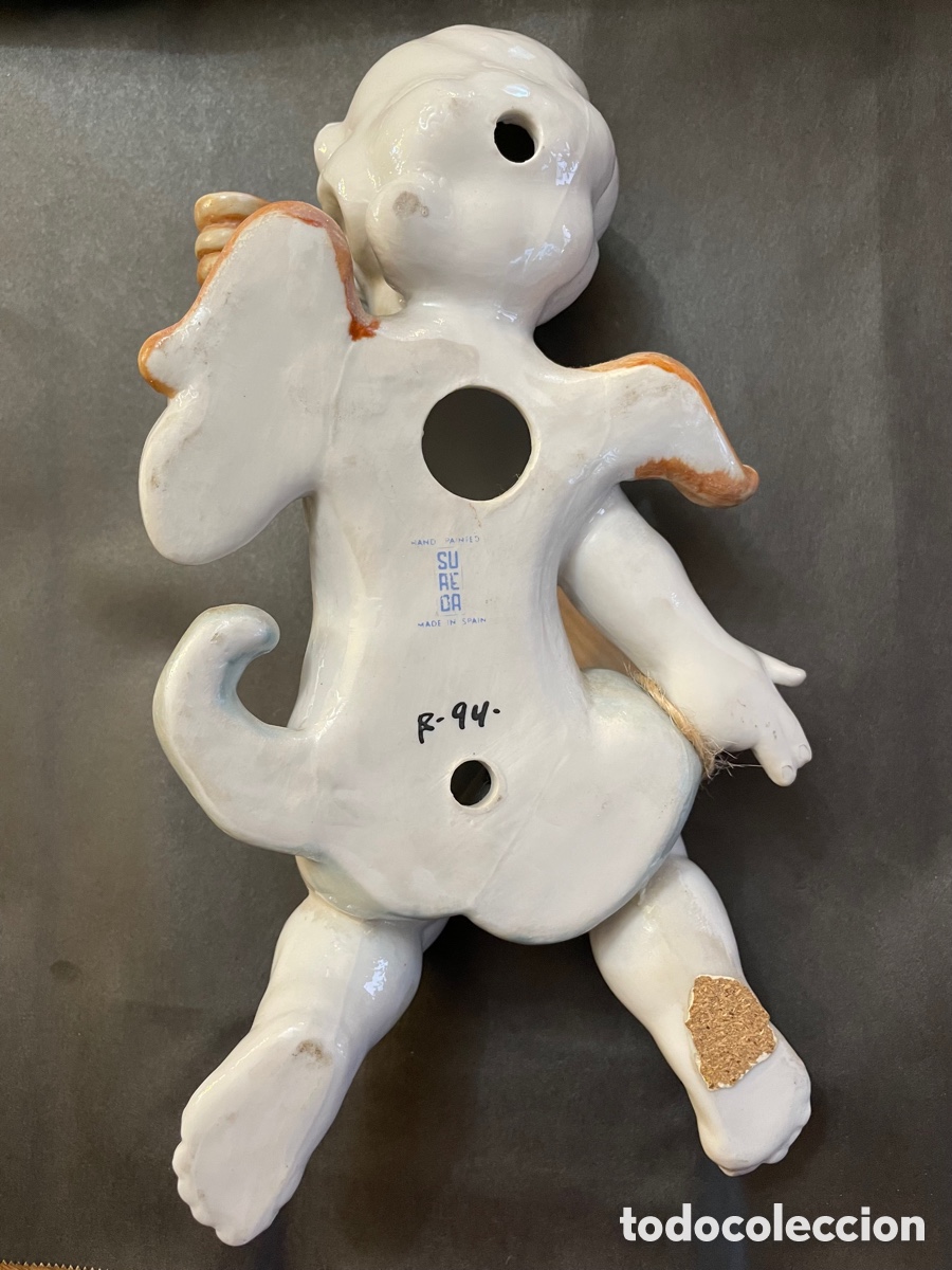 Antig&uuml;edades: &Aacute;ngel de porcelana Sureda - Foto 2