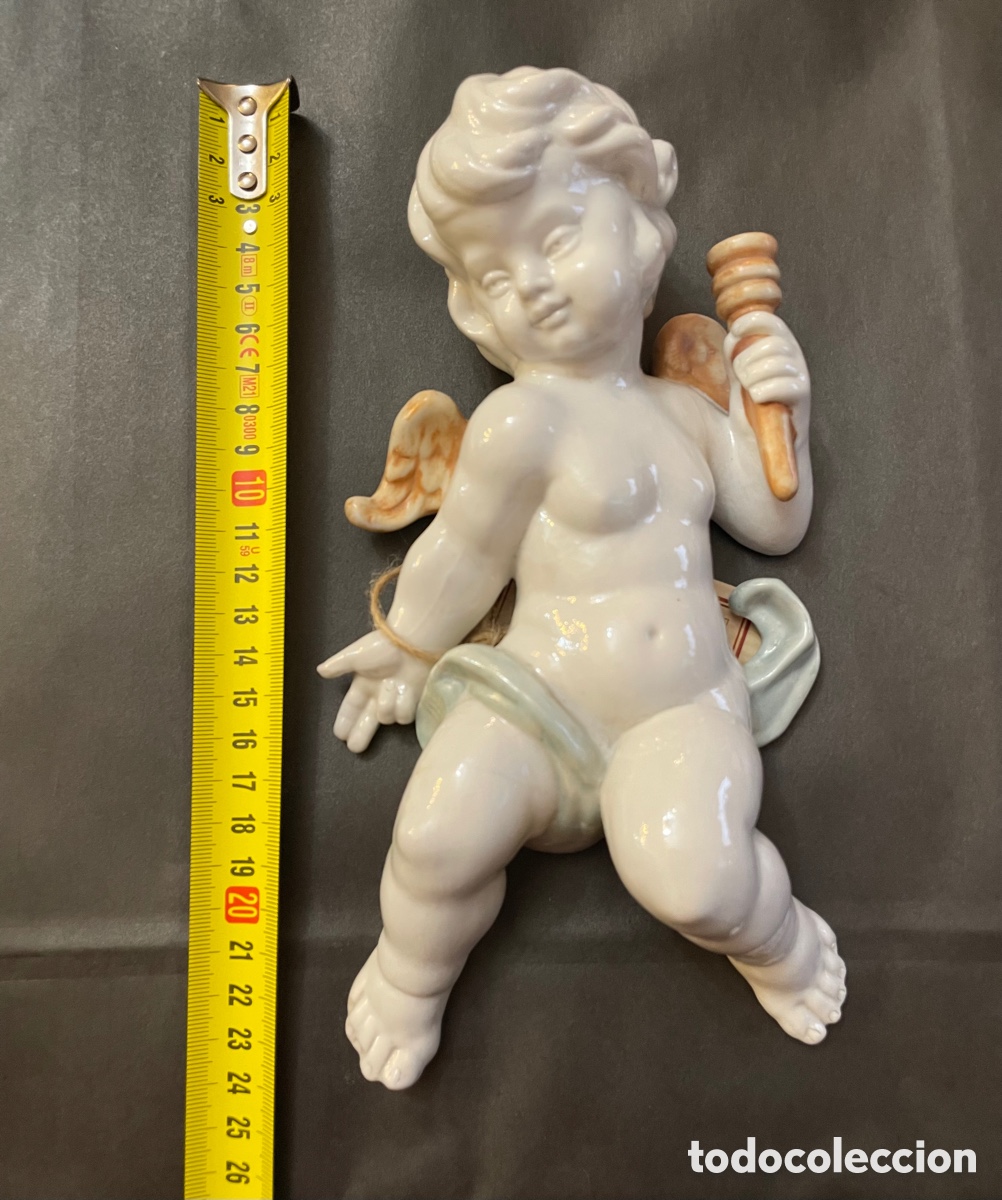 Antig&uuml;edades: &Aacute;ngel de porcelana Sureda - Foto 3