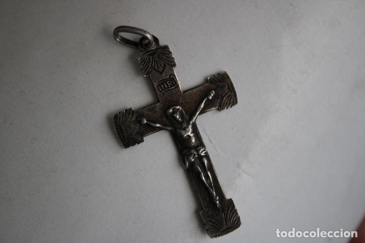 Antig&uuml;edades: cruz plata 925 - Foto 4