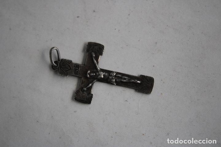 Antig&uuml;edades: cruz plata 925 - Foto 7