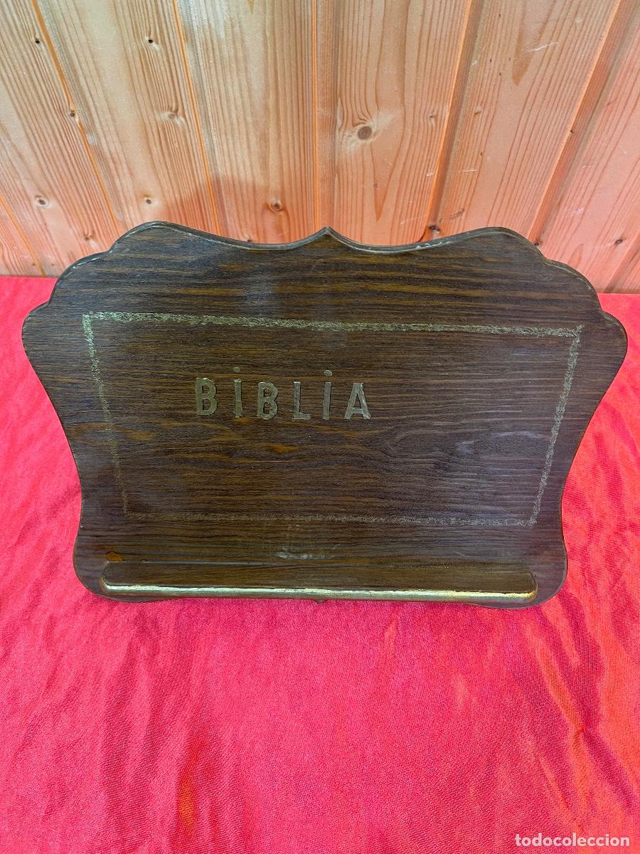 Antig&uuml;edades: - ATRIL MADERA BIBLIA - Foto 3
