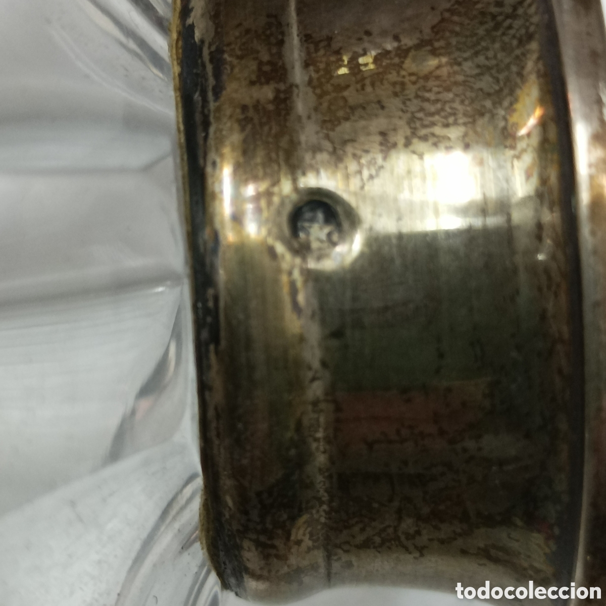 Antig&uuml;edades: Frascos de tocador en cristal y plata - Foto 4