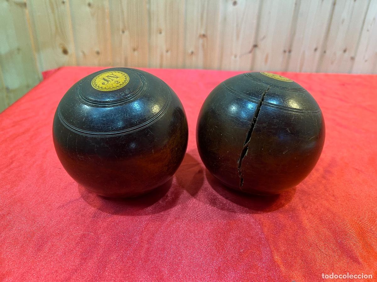 Antig&uuml;edades: BOLAS ANTIGUAS DE BOLOS - Foto 5