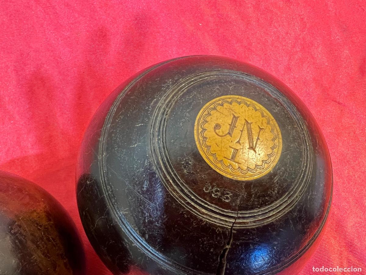 Antig&uuml;edades: BOLAS ANTIGUAS DE BOLOS - Foto 7
