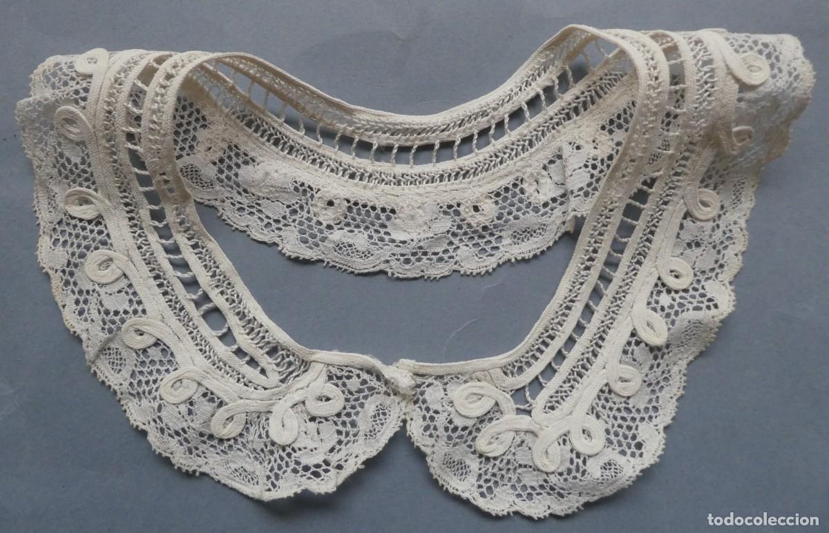 Antig&uuml;edades: ANTIGUO CUELLO DE ENCAJE S. XIX - Foto 4