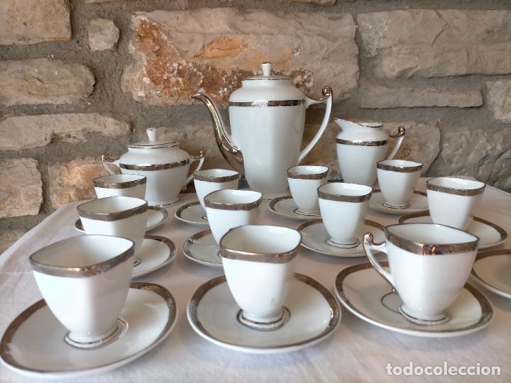 Juego de 12 tazas de café con platos para té y café