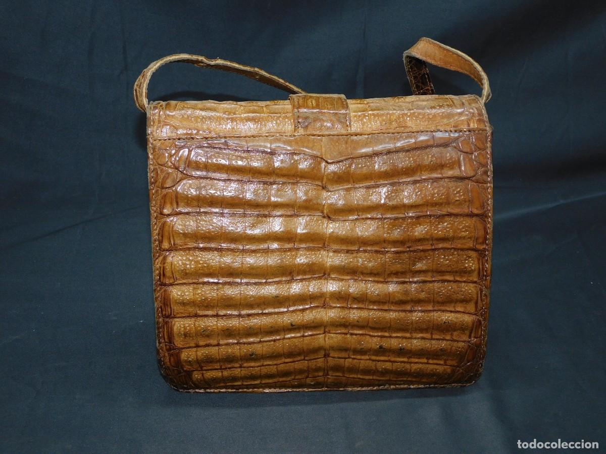 Antig&uuml;edades: BOLSO MARRON PIEL - MODELL ROYAL - Foto 4
