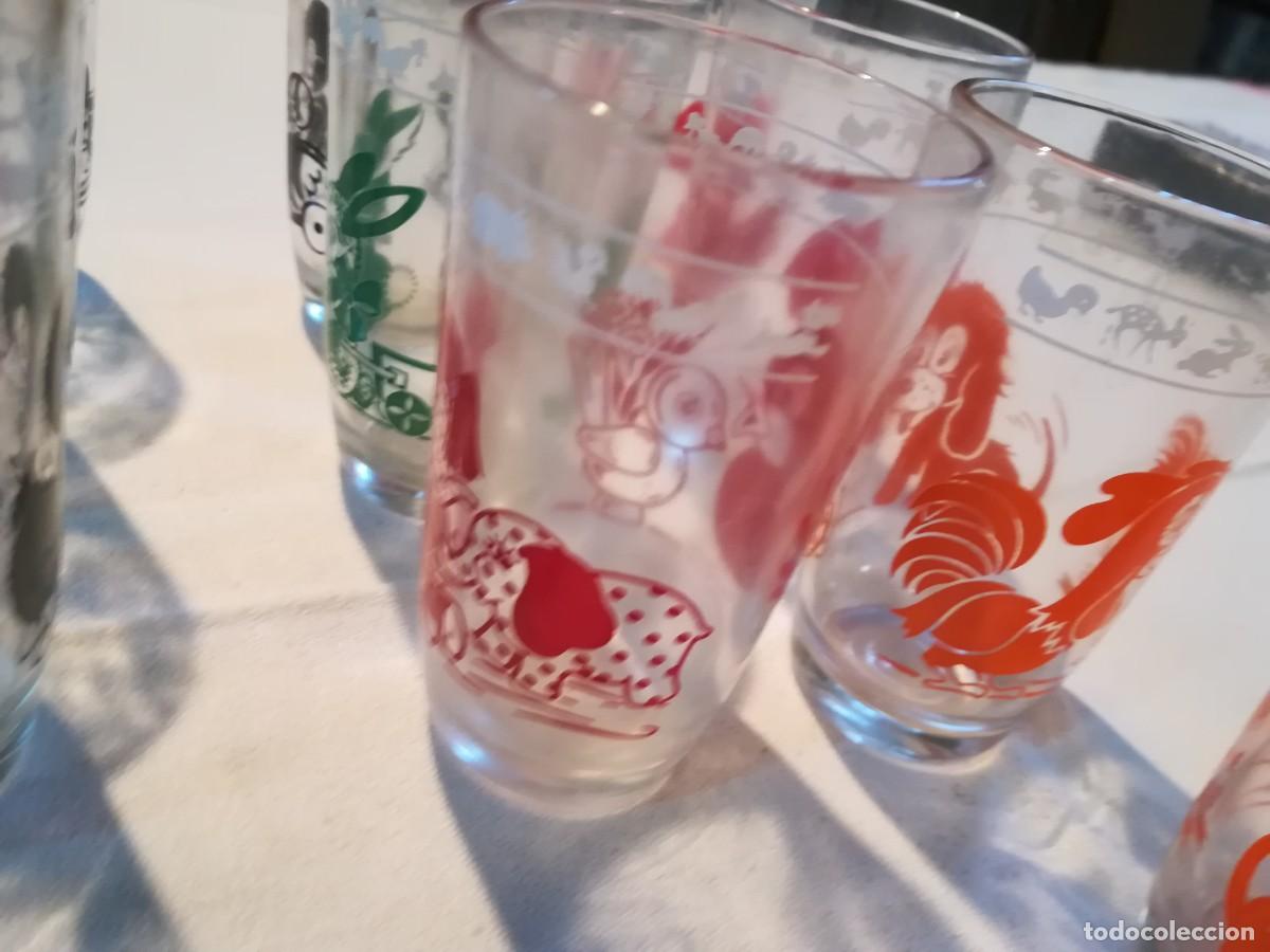 Antig&uuml;edades: 12 VASOS DECORADOS / ENT102 - Foto 7