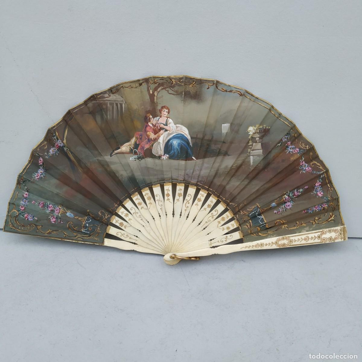 Antig&uuml;edades: ABANICO ANTIGUO ( 1596 ) - Foto 1