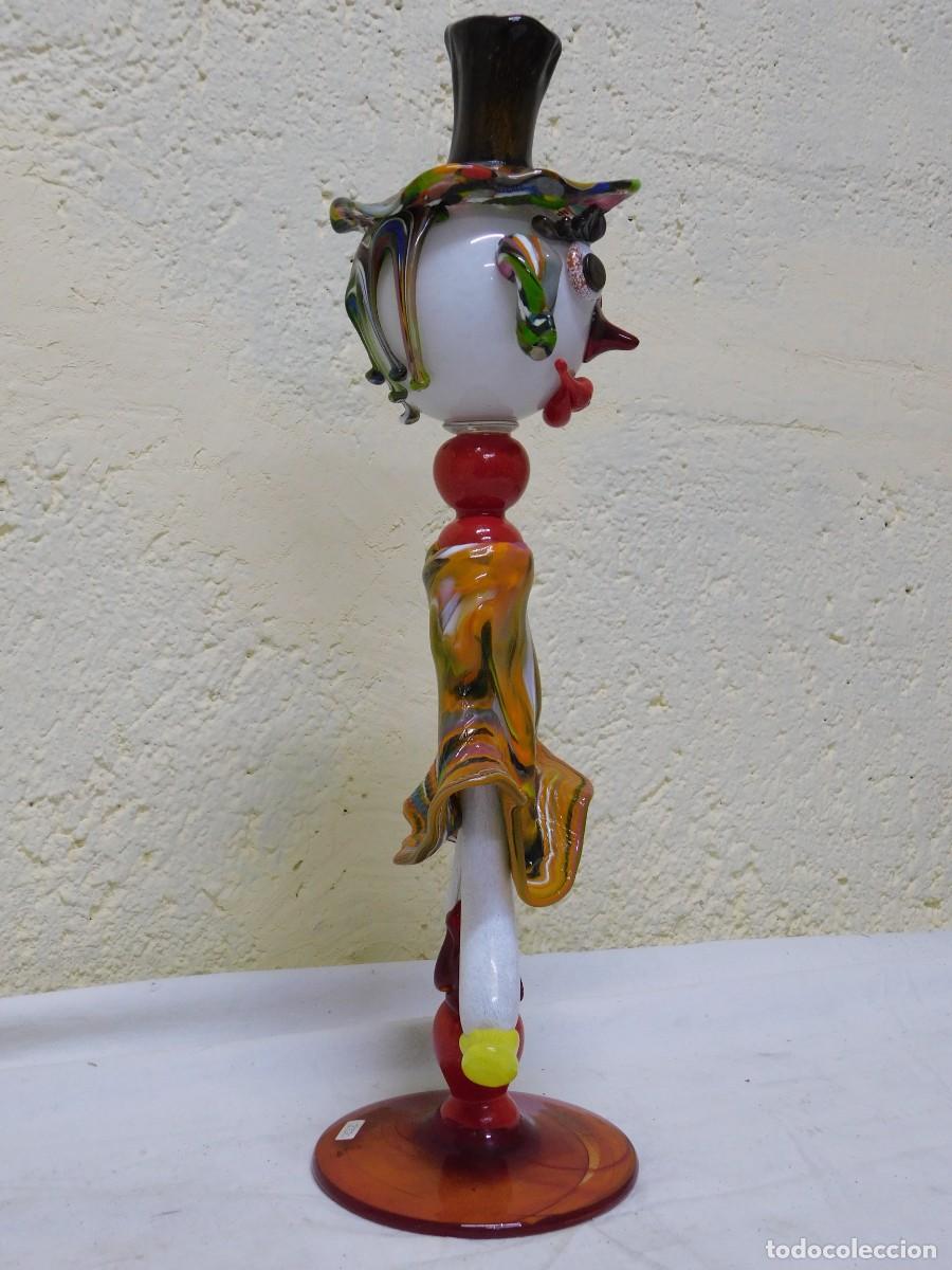 Antig&uuml;edades: ESCULTURA PAYASO MURANO - Foto 2