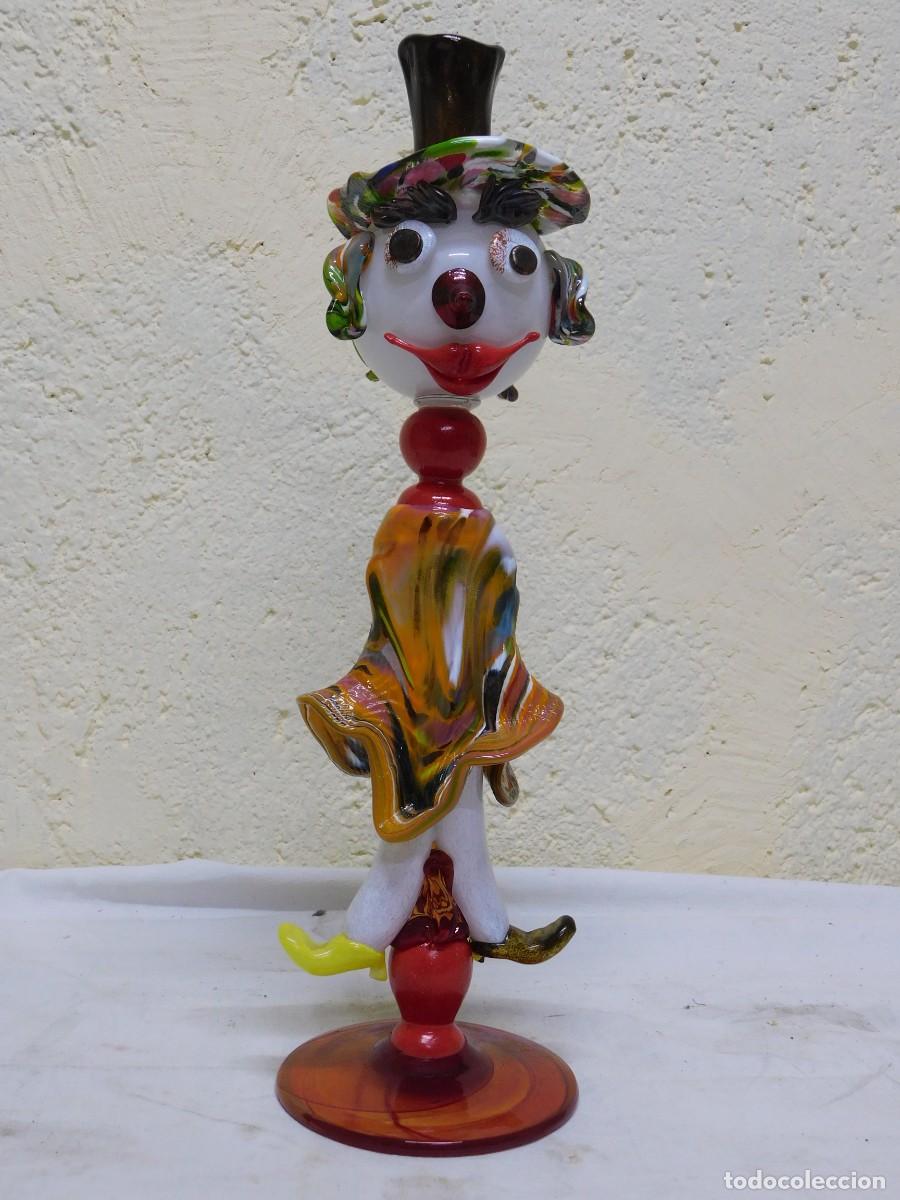Antig&uuml;edades: ESCULTURA PAYASO MURANO - Foto 1