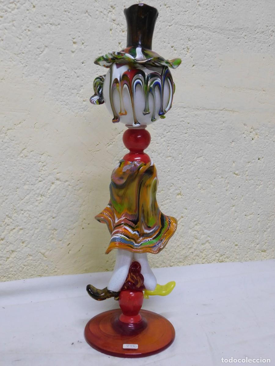 Antig&uuml;edades: ESCULTURA PAYASO MURANO - Foto 3