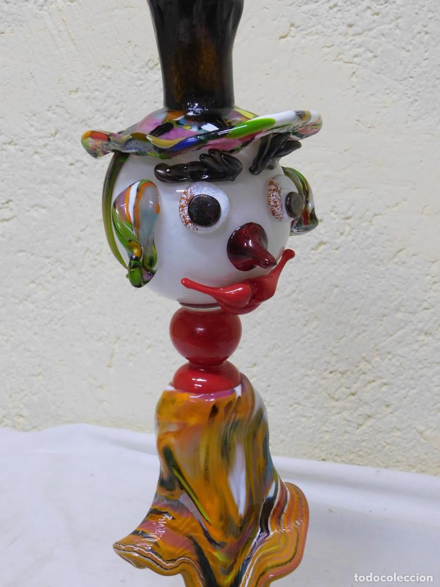 Antig&uuml;edades: ESCULTURA PAYASO MURANO - Foto 4