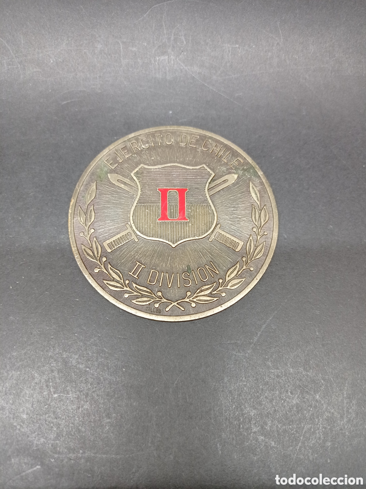Antig&uuml;edades: Medalla Ej&eacute;rcito de Chile II divisi&oacute;n - Foto 1