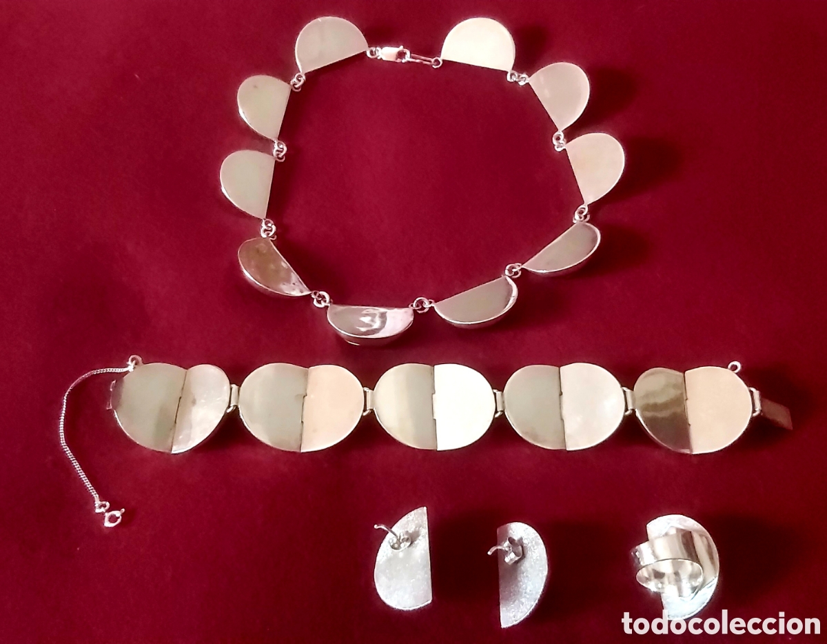 Antig&uuml;edades: Conjunto plata y ambar del b&aacute;ltico. - Foto 4