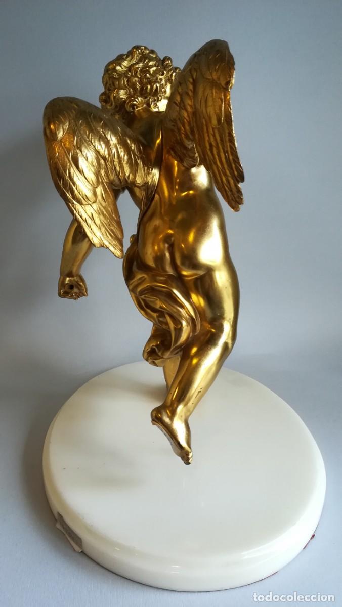 Antig&uuml;edades: FIGURA DE BRONCE DORADO DE CUPIDO - Foto 4