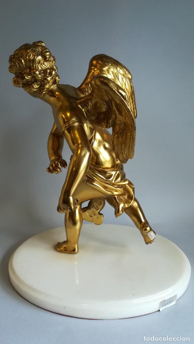 Antig&uuml;edades: FIGURA DE BRONCE DORADO DE CUPIDO - Foto 5