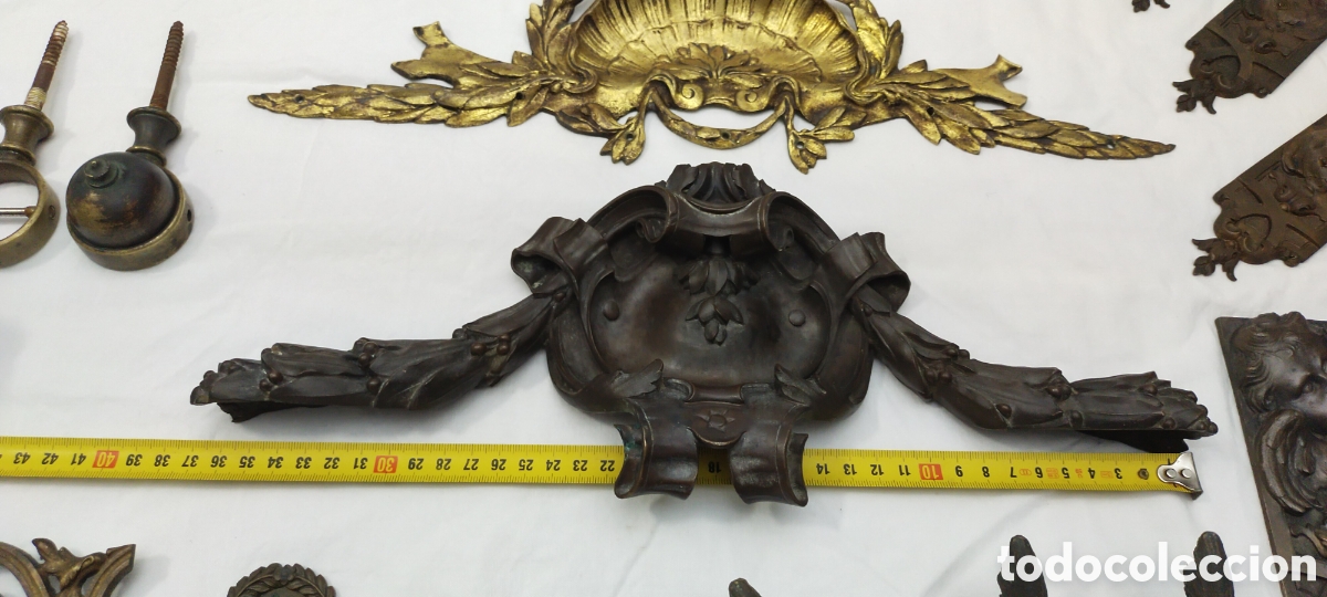Antig&uuml;edades: Herrajes muebles antiguos bronces - Foto 4
