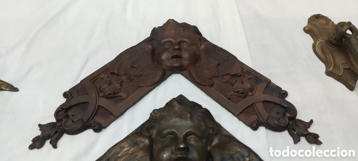 Antig&uuml;edades: Herrajes muebles antiguos bronces - Foto 7