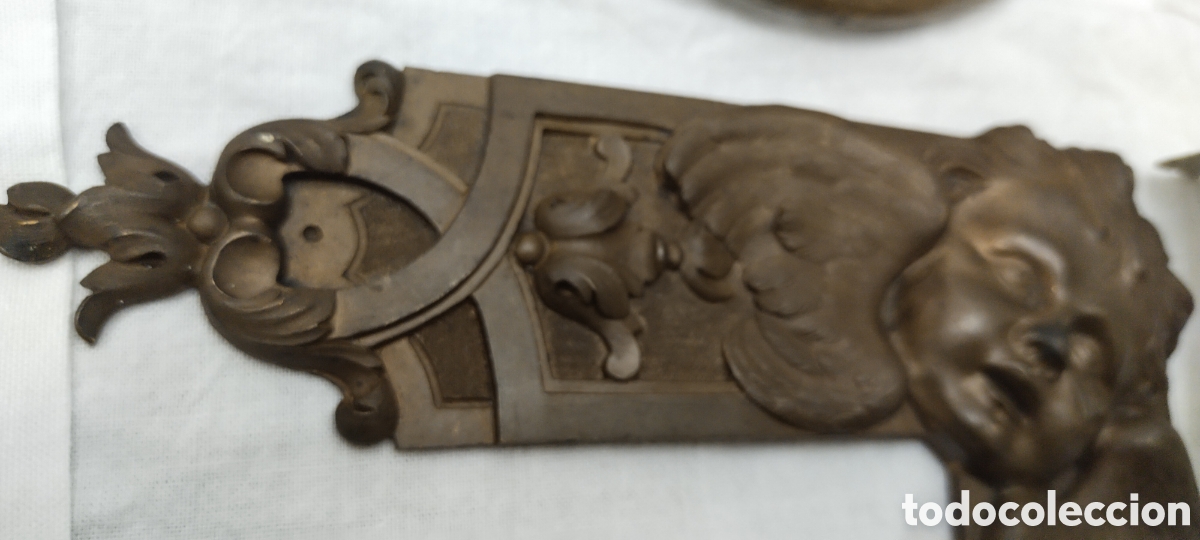 Antig&uuml;edades: Herrajes muebles antiguos bronces - Foto 9