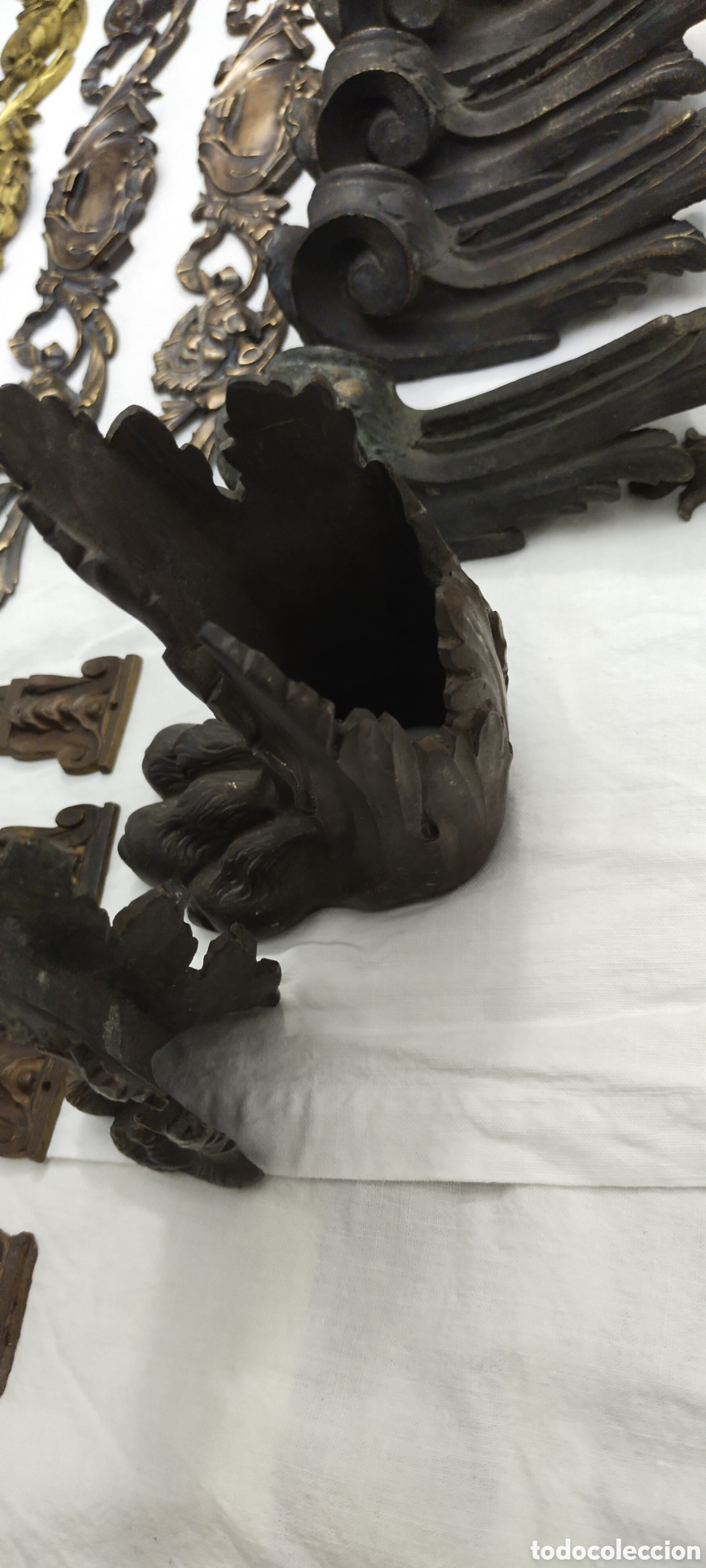 Antig&uuml;edades: Herrajes muebles antiguos bronces - Foto 15