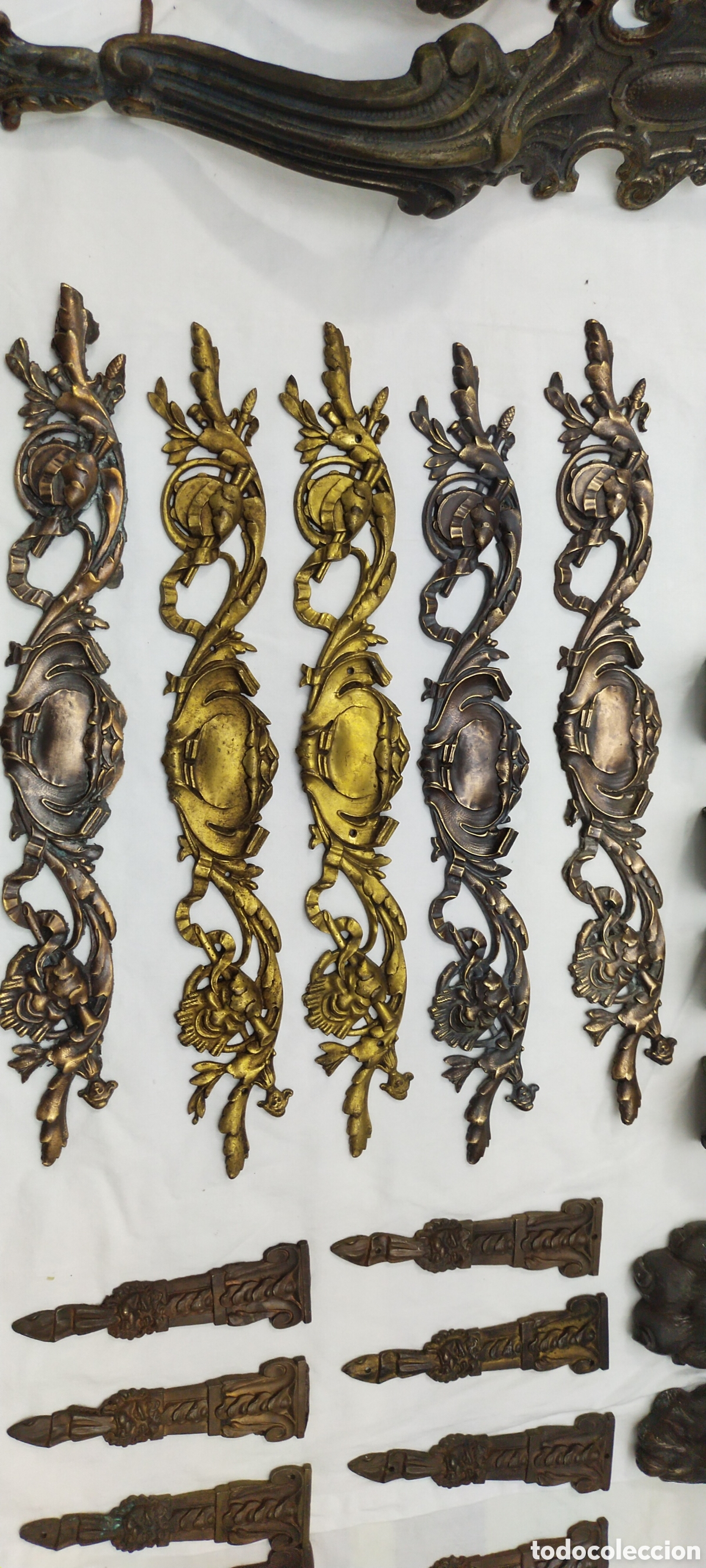 Antig&uuml;edades: Herrajes muebles antiguos bronces - Foto 16