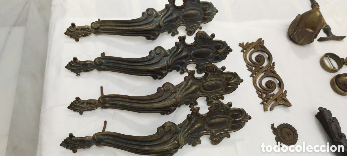 Antig&uuml;edades: Herrajes muebles antiguos bronces - Foto 19